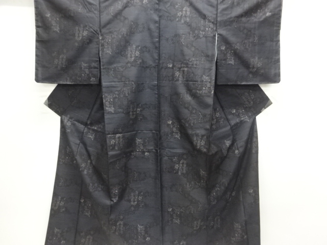 Japanese Kimono / Tsumugi Omeshi Silk